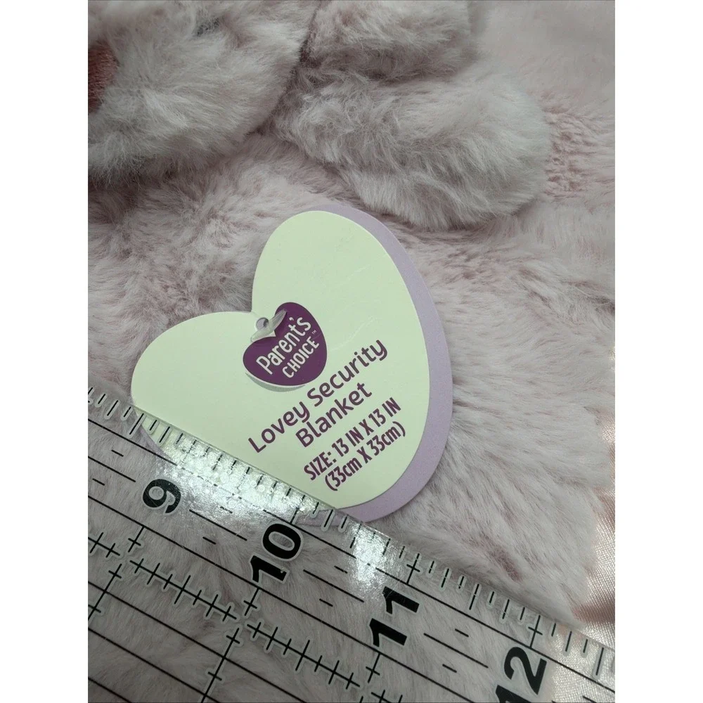 Parents Choice Baby Blanket Bunny Rabbit Lovey Pink
